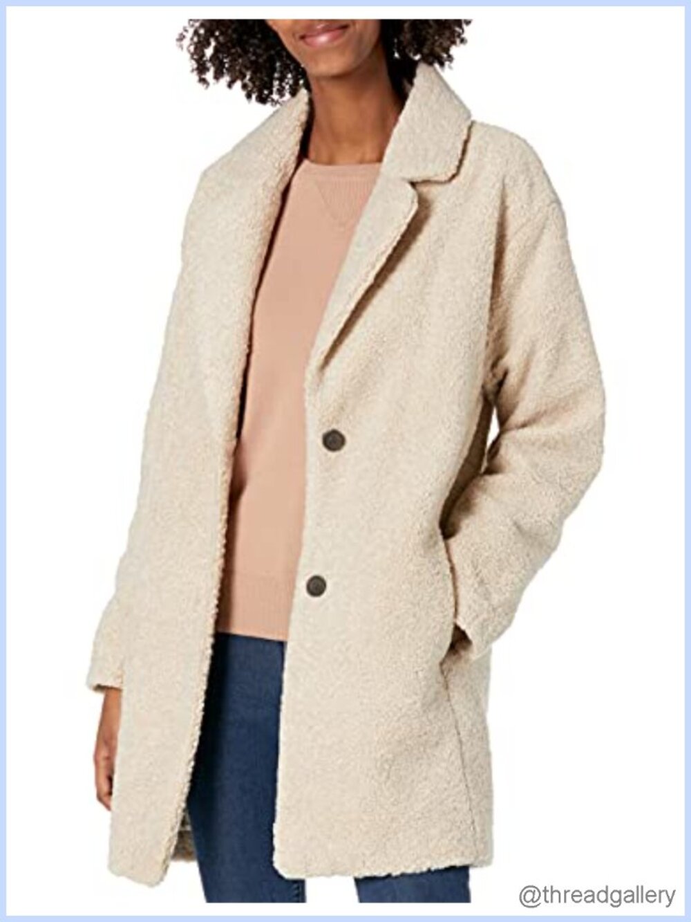 Oversized Teddy Fleece Sherpa Jacket Lapel Button Front Cozy